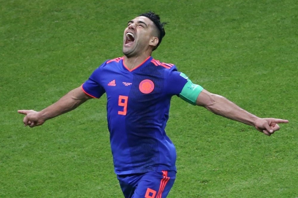Falcao is one of Colombia's main threats. AFP