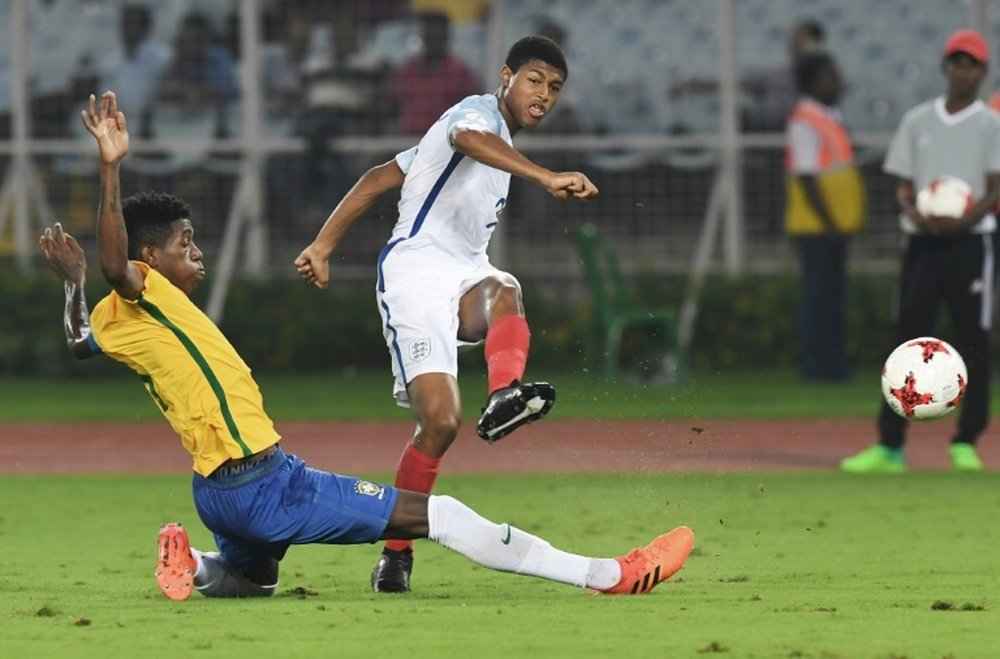 Brewster has seven goals so far in the tournament in India. AFP