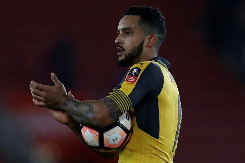 Everton could offer Walcott a January escape. AFP