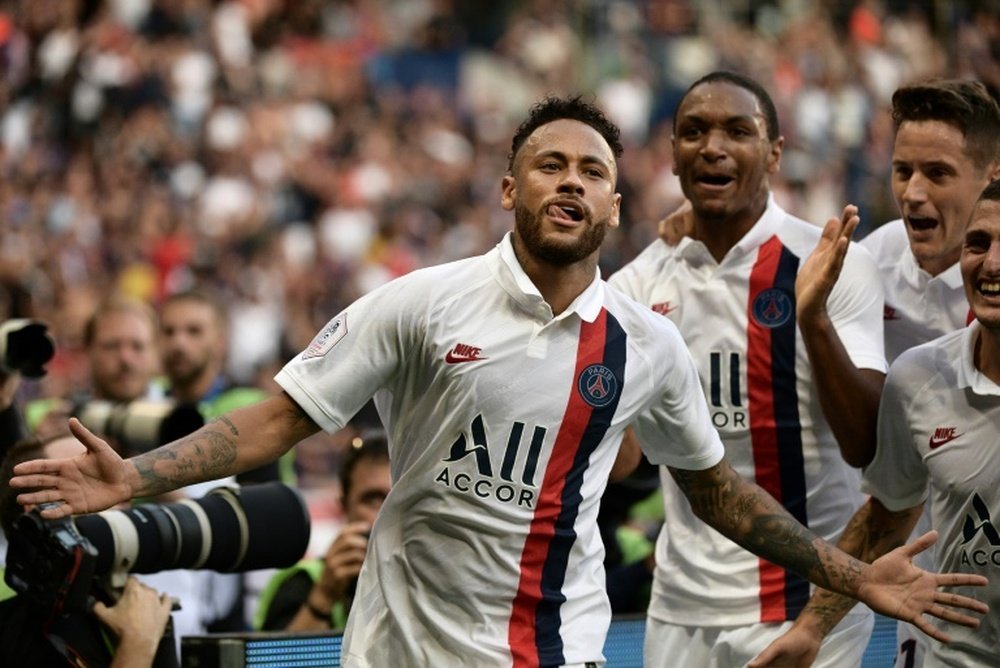 PSG - Strasbourg (1-0), Neymar signe son retour et offre la victoire au PSG. AFP