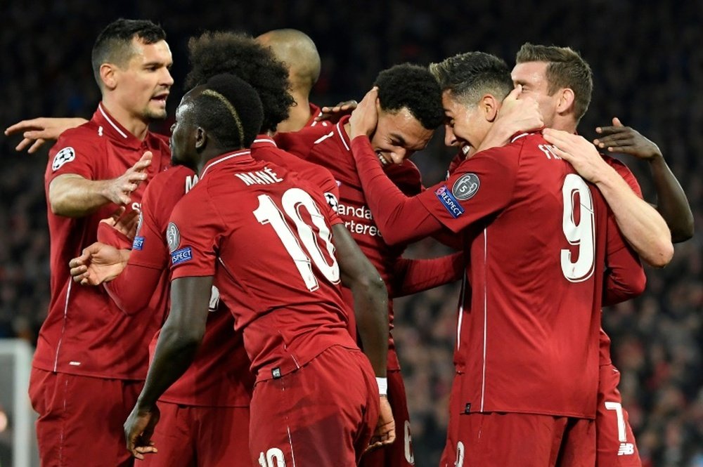 El Liverpool podría prescindir de varios no habituales. AFP