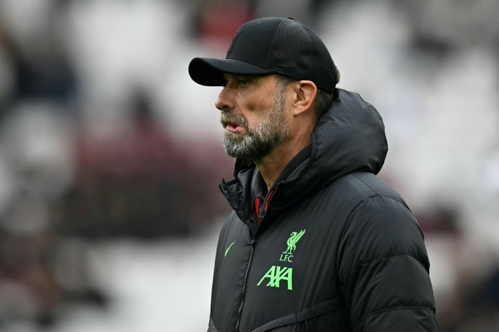 Klopp, sulla discussione con Salah. AFP