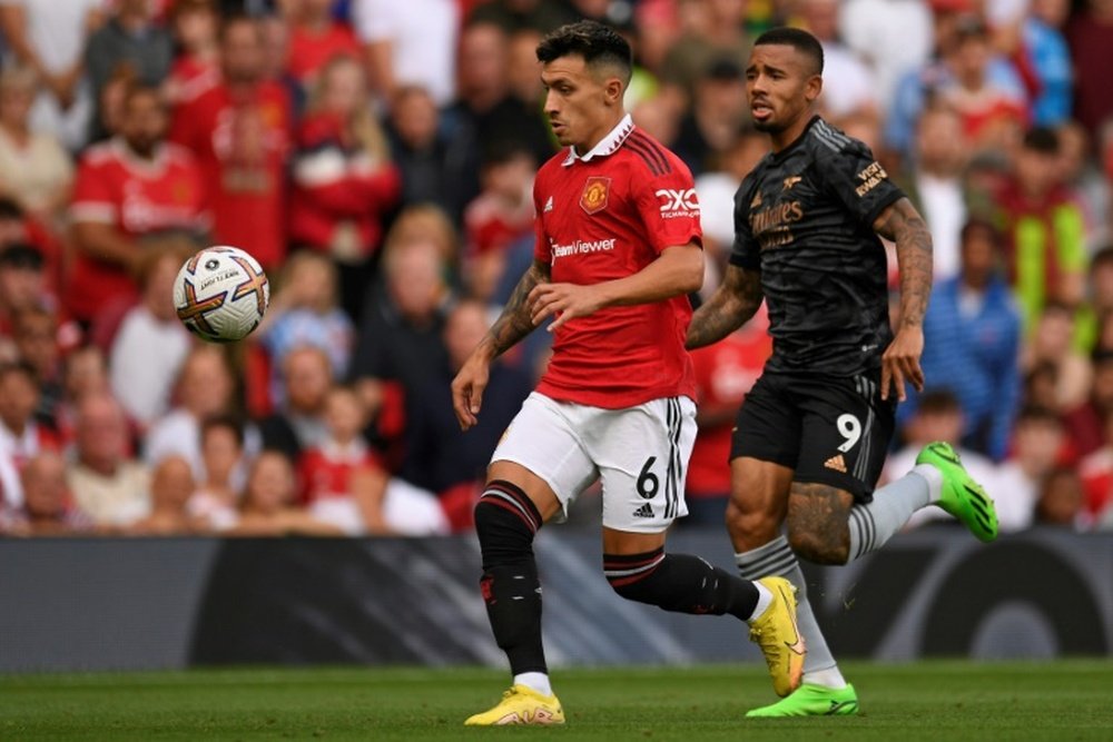 Lisandro Martinez va tripler son salaire à Manchester United. AFP