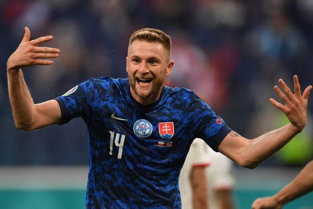 Skriniar's contract with Inter expires next June. AFP