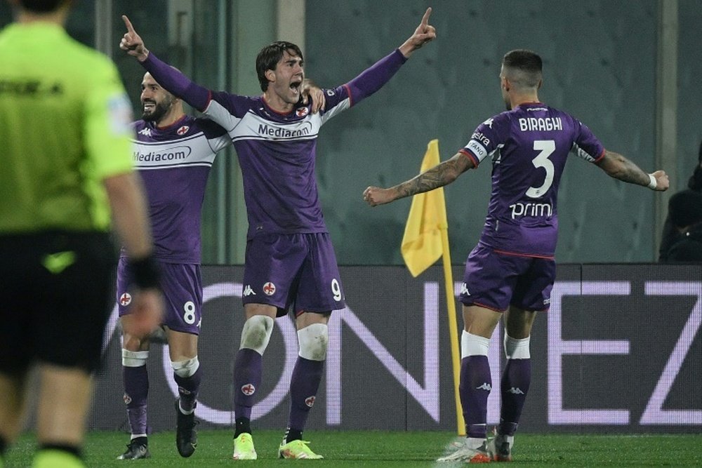 Le formazioni ufficiali di Verona-Fiorentina. AFP