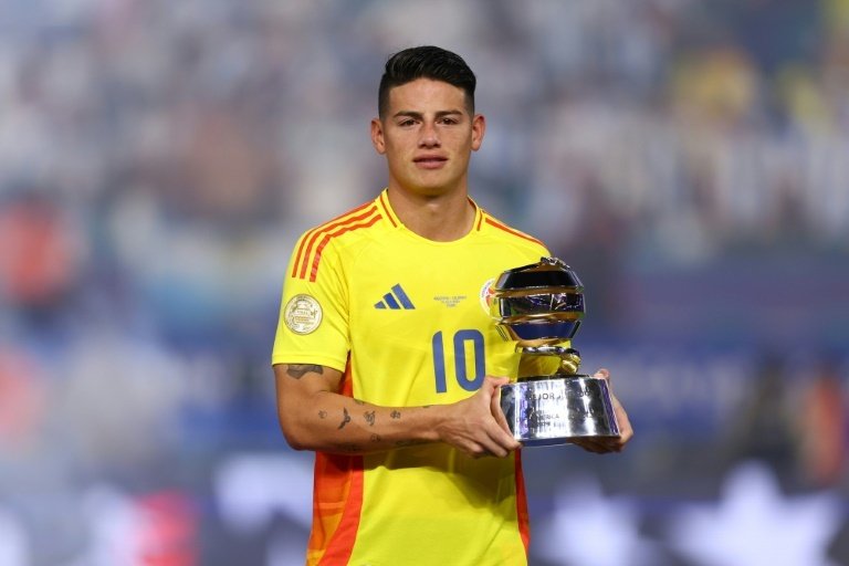 James Rodriguez became a new player for Rayo Vallecano on Monday. AFP