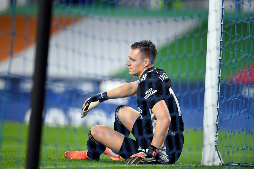 Leno could leave Arsenal. AFP