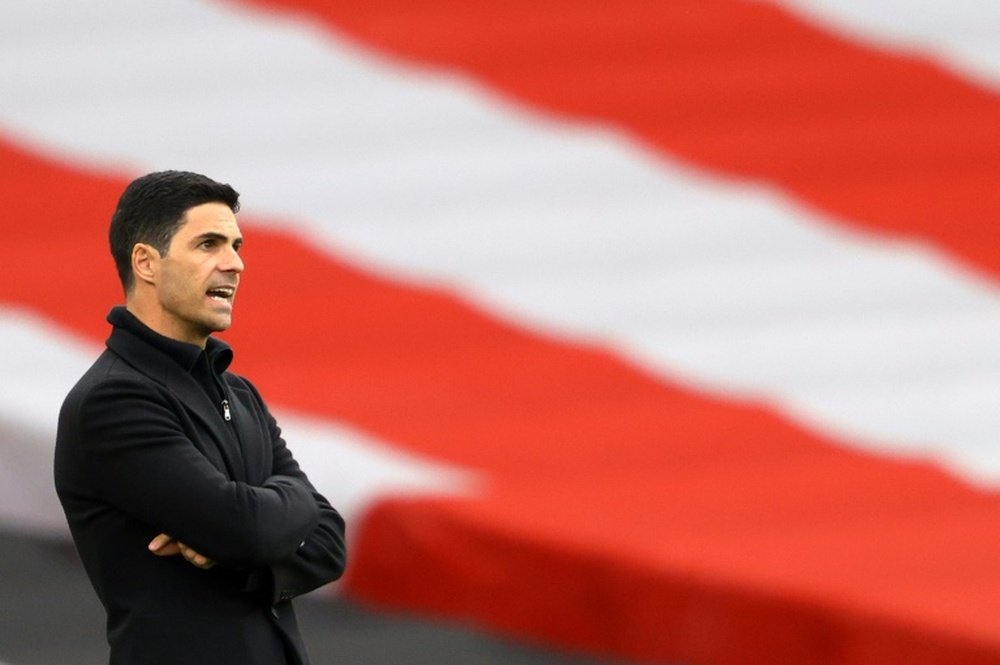 Arsenal manager Mikel Arteta. AFP