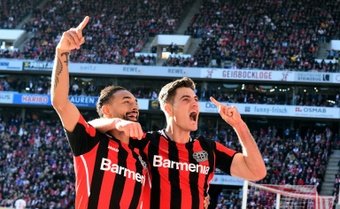 El Bayer Leverkusen ganó su partido. AFP