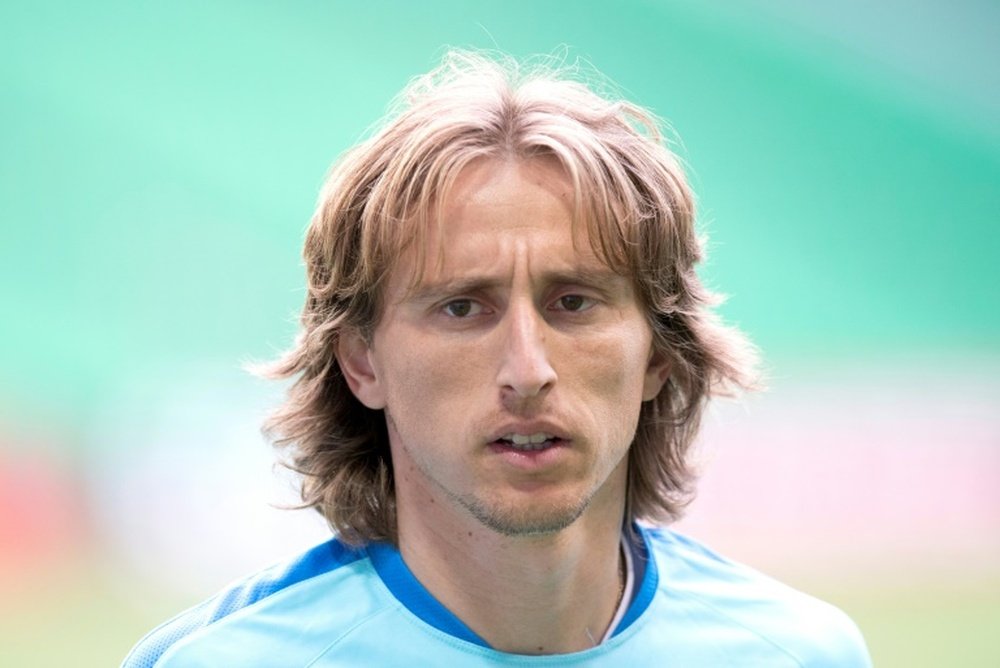 Modric habló de su Zadar natal y de su infancia. AFP