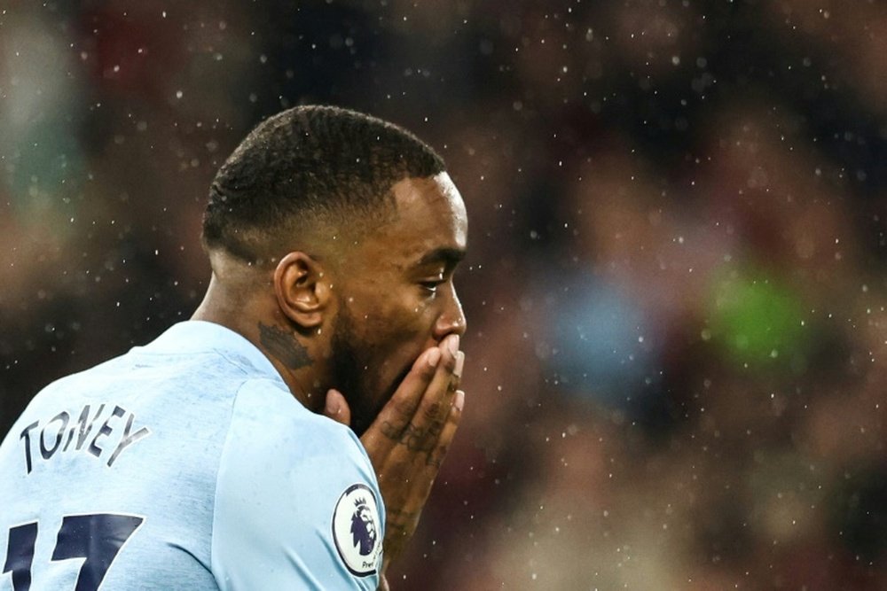 Toney is on Arsenal coach Arteta's agenda. AFP