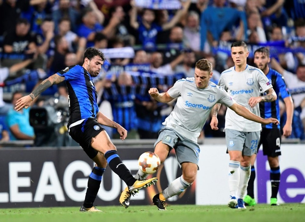 Everton were beaten comprehensively by Atalanta in Italy. AFP