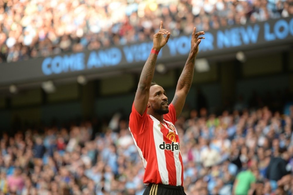 Jermain Defoe has scored 11 goals for Sunderland this season. AFP