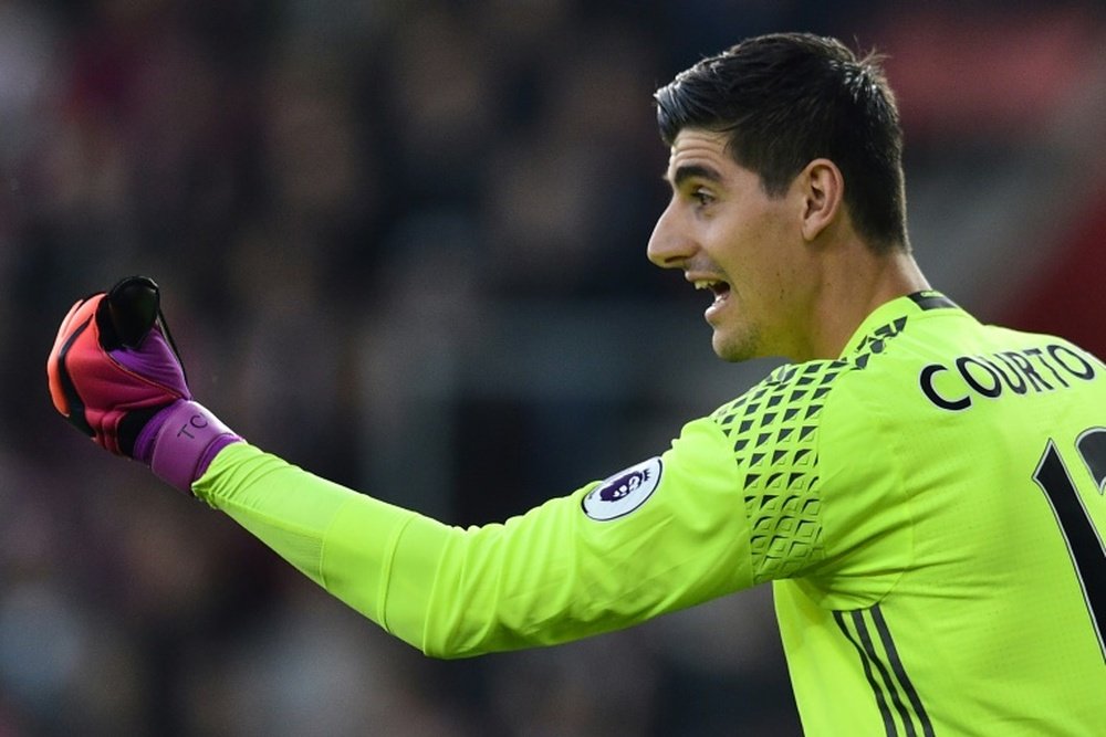 Courtois is happy with his life. AFP