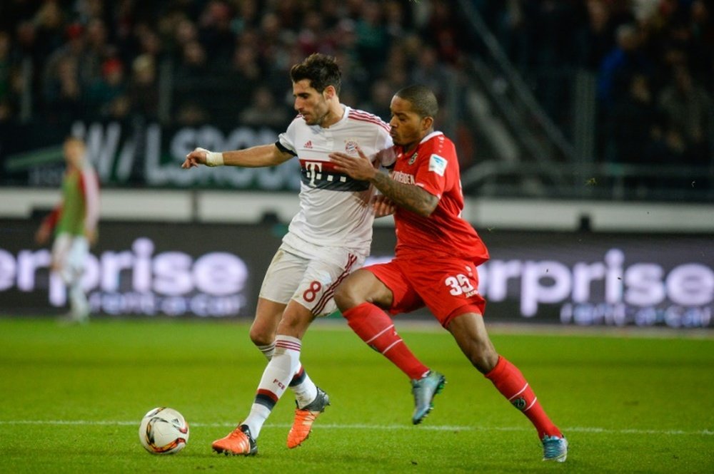 Charlison Benschop (d) jugará la próxima temporada en el Ingolstadt 04. AFP/Archivo