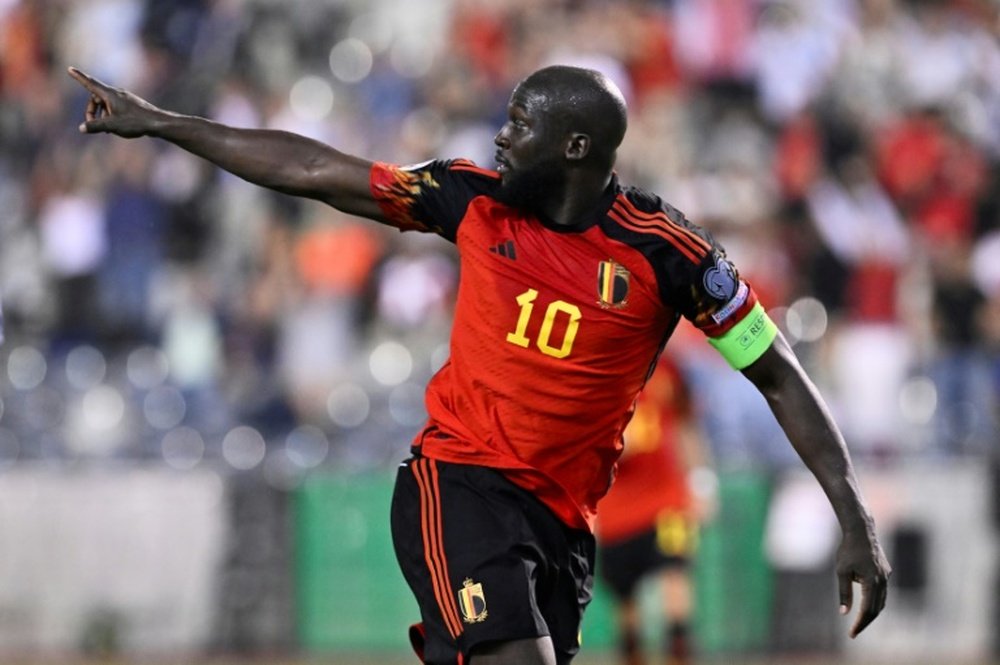 Lukaku forfait pour le match contre l'Irlande. afp