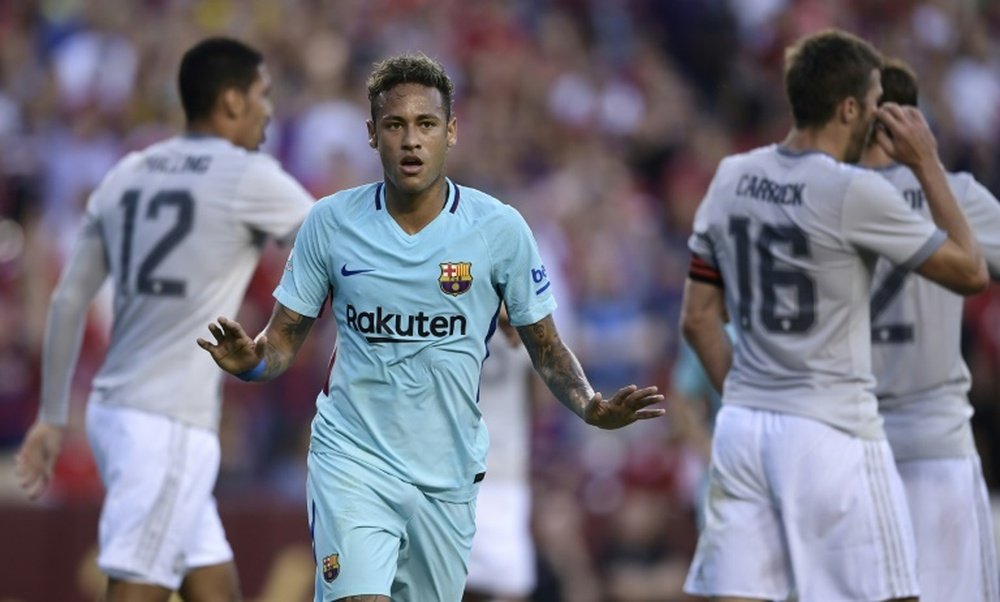 Neymar scores as Barcelona beat Manchester United 1-0