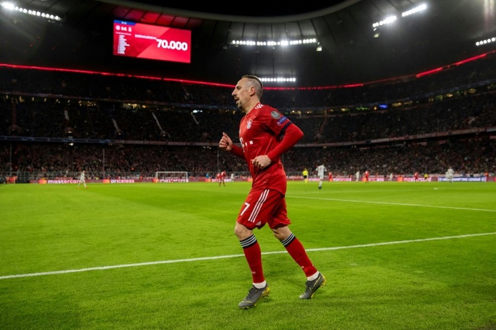 Ribéry deja el Bayern a final de temporada. AFP