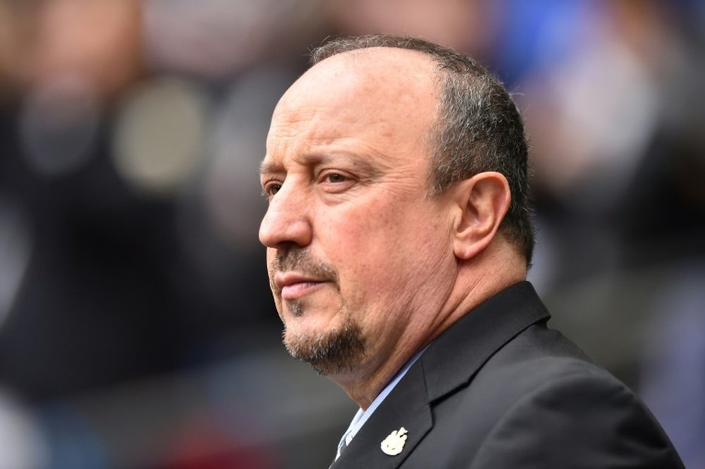 Le président de Newcastle l'a mauvaise contre Rafael Benitez. AFP