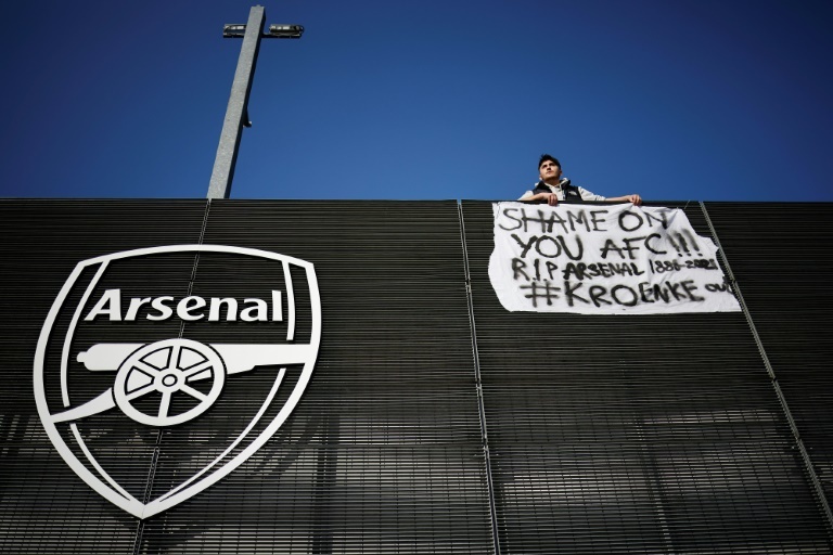 Protestas en Londres contra la Superliga