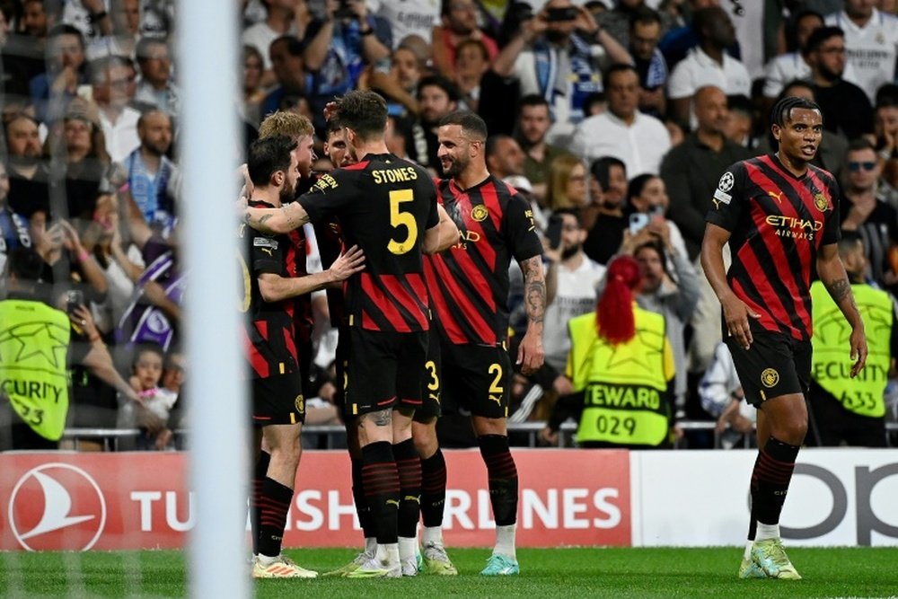 City n'est qu'à 7 matchs d'un triplé historique. AFP