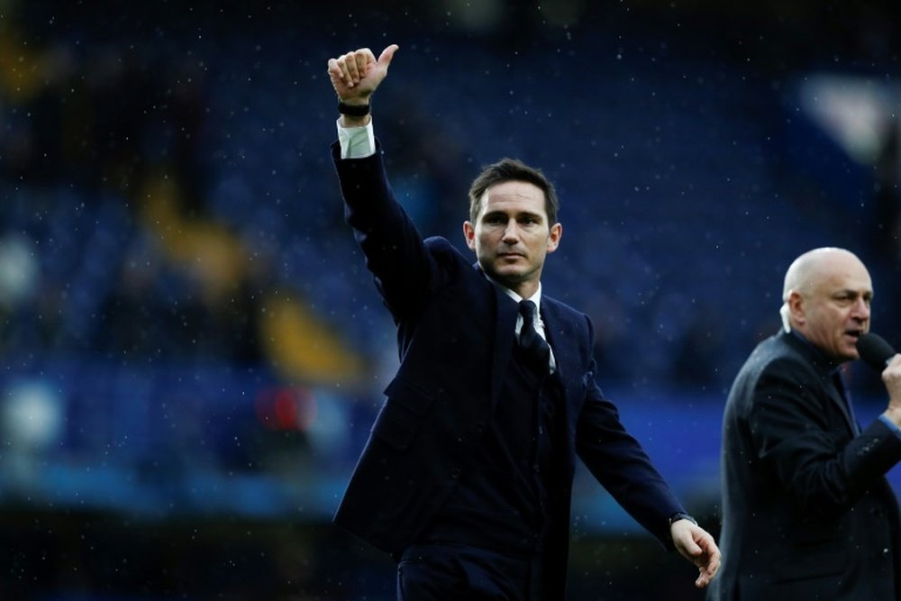 Lampard believes Mount can rise to the very top of the game. AFP