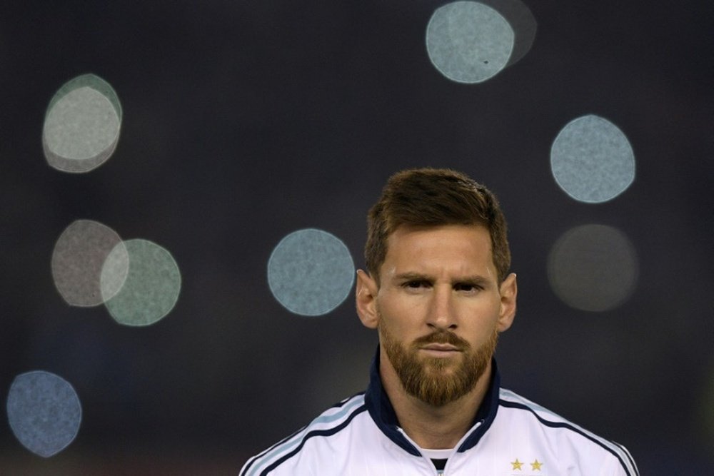 Messi espera liderar a Argentina no Campeonato do Mundo. AFP