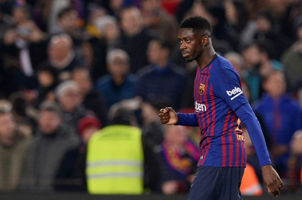 Dembélé no saldrá del Barcelona. AFP