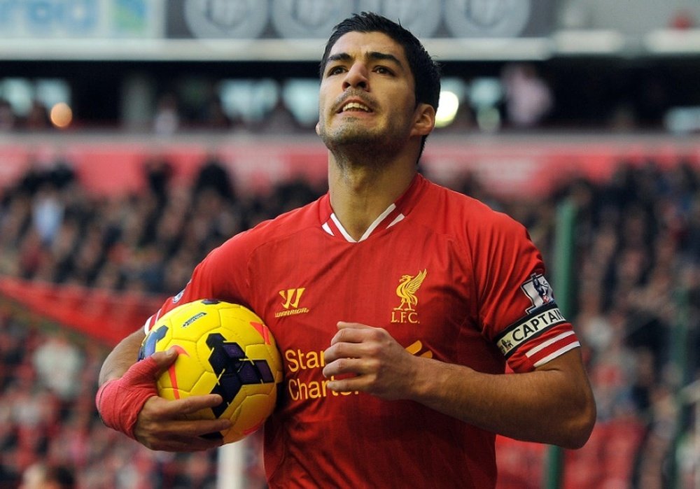 Suárez recordó su paso por el Liverpool. AFP