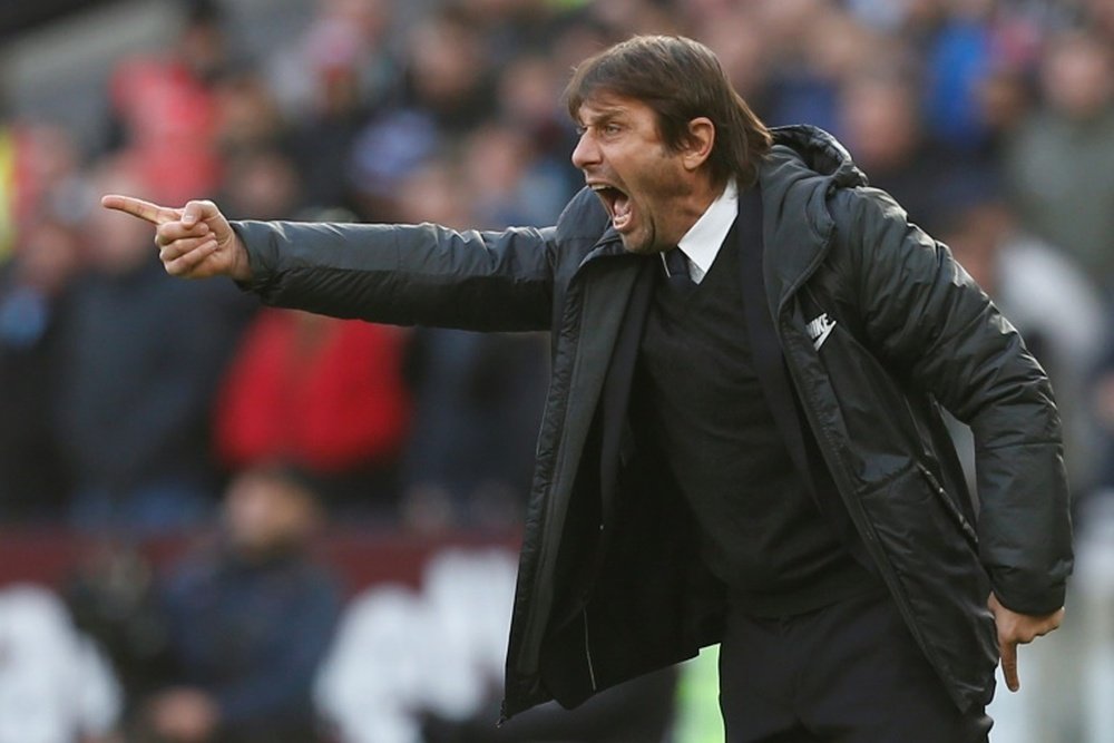 Conte's side can move joint-second in the league standings with a win over Southampton tomorrow. AFP