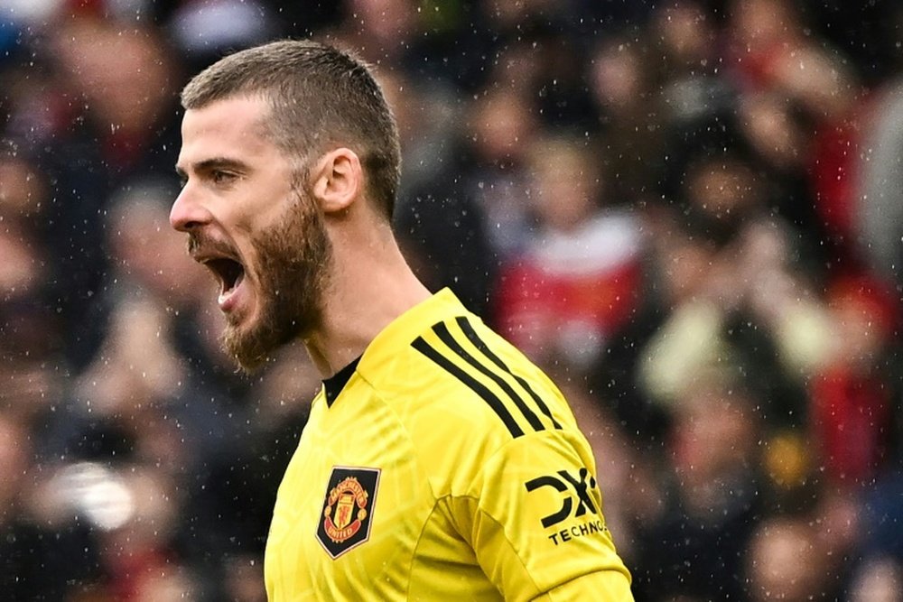 United are considering the possibility of bringing back De Gea. AFP