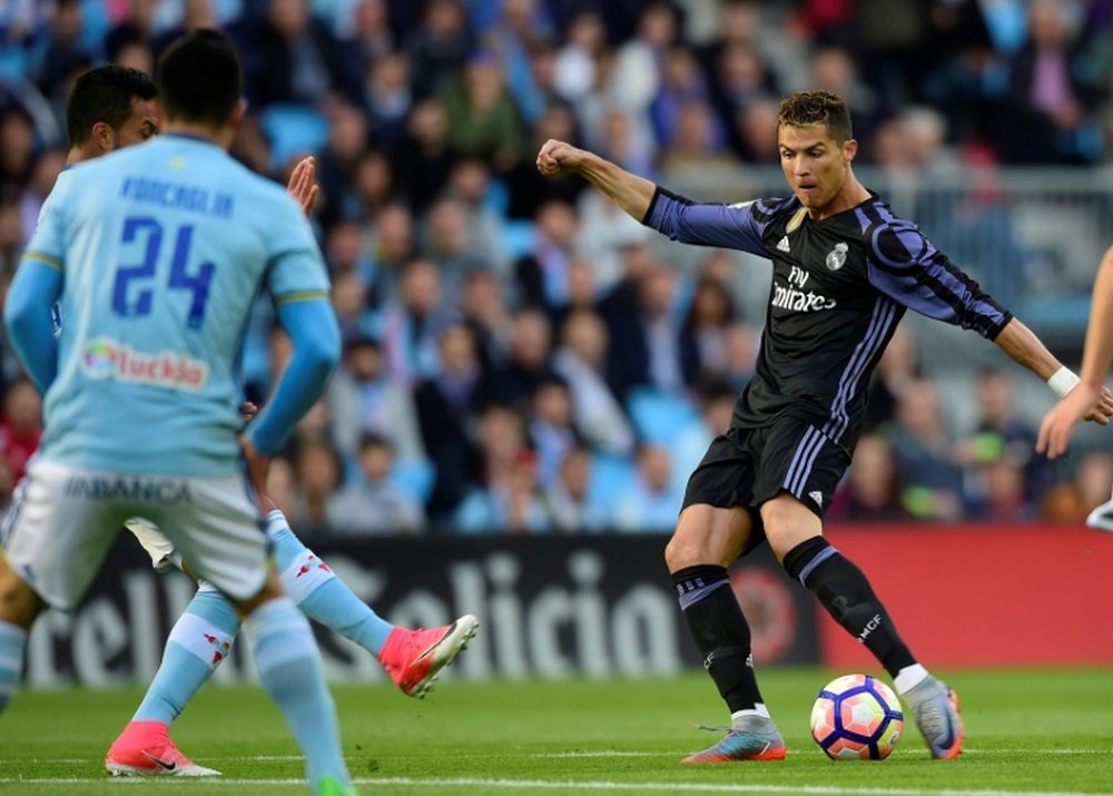 El conjunto gallego no pudo hacer frente al Madrid. AFP