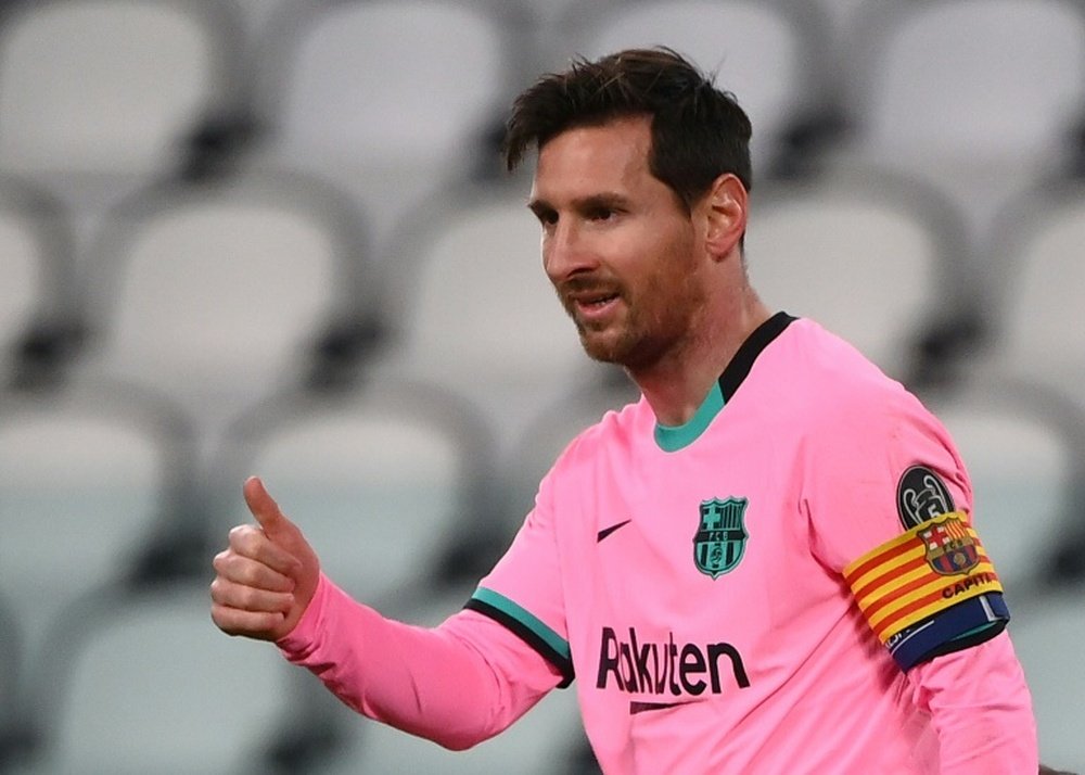 Lionel Messi quebrou marca de Pelé. AFP