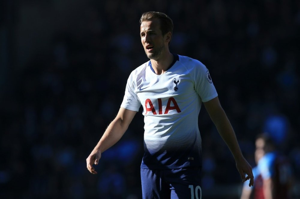 Harry Kane's second-half equaliser was not enough for Tottenham. AFP