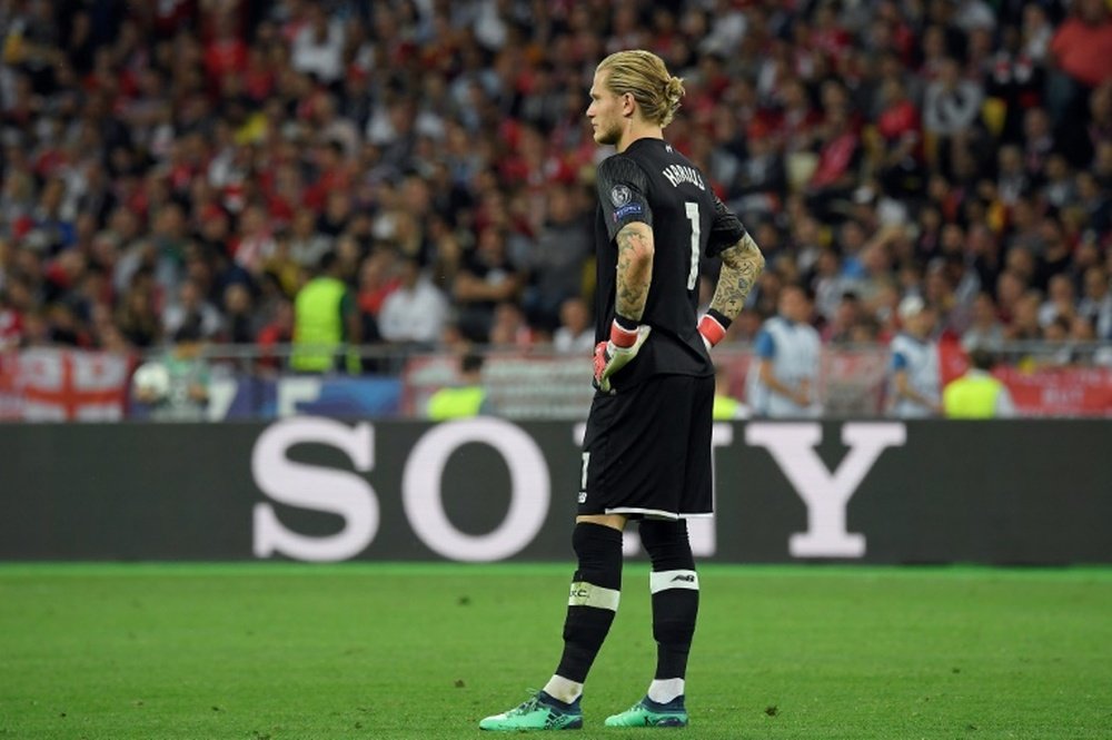Karius made two errors. AFP