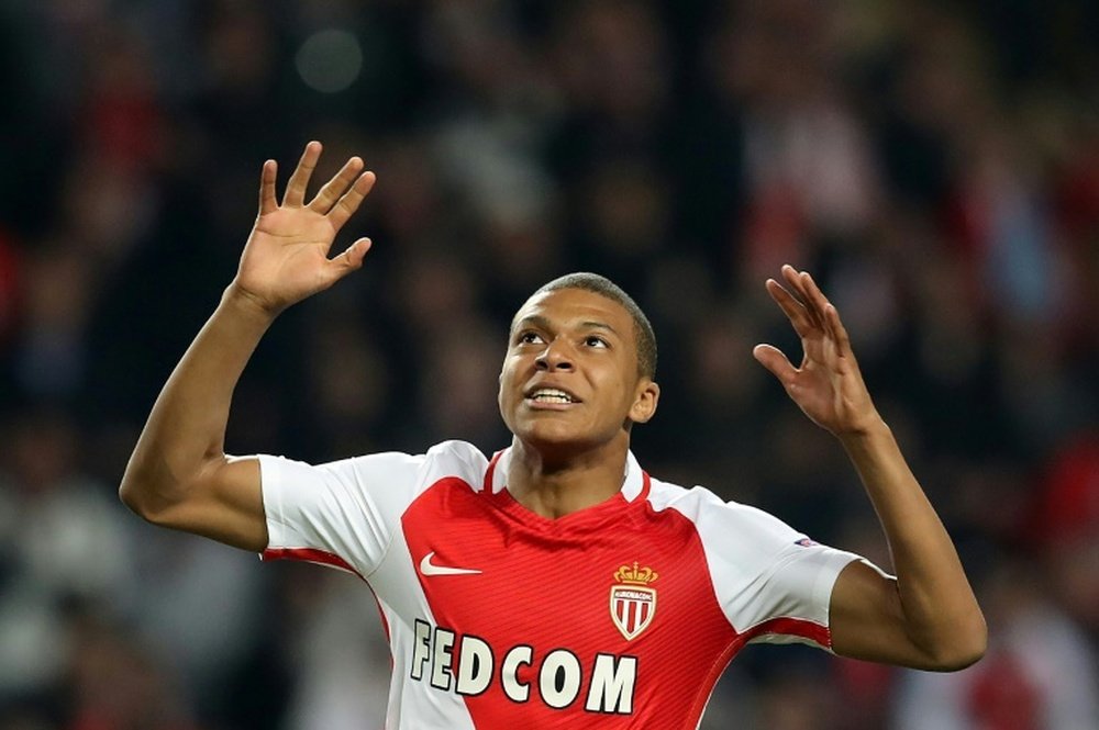 Kylian Mbappe has told his club he wants to leave. AFP