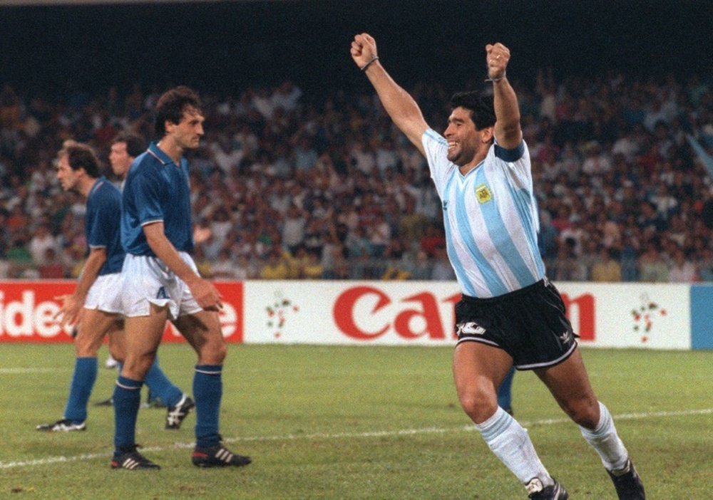 Maradona, de la leyenda al mito. AFP