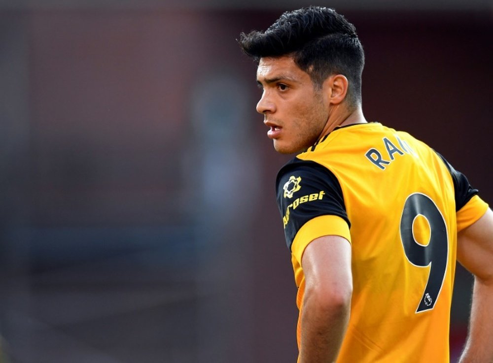 Wolves striker Raul Jiminez talks about the fractured skull he sustained nine months ago. AFP