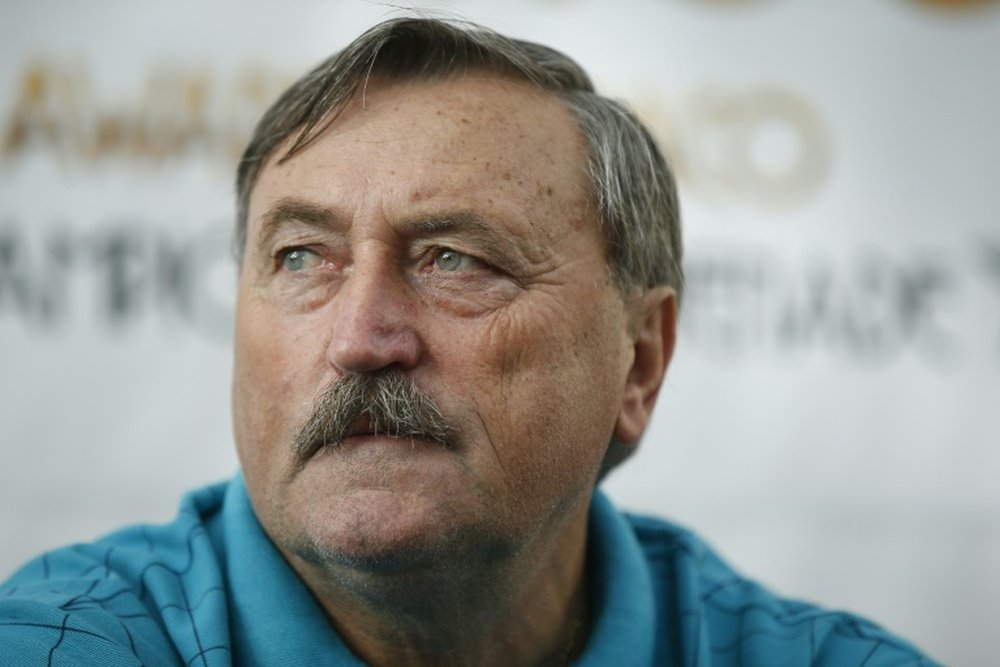 Then-Czechoslovak midfielder Antonin Panenka, pictured in October 2014, fooled West German goalkeeper Sepp Maier to hand his country a surprise win in the 1976 European Championship final