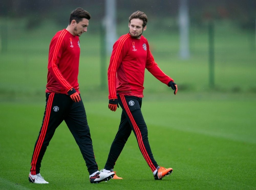 Blind and Darmian are on their way out of Manchester. AFP