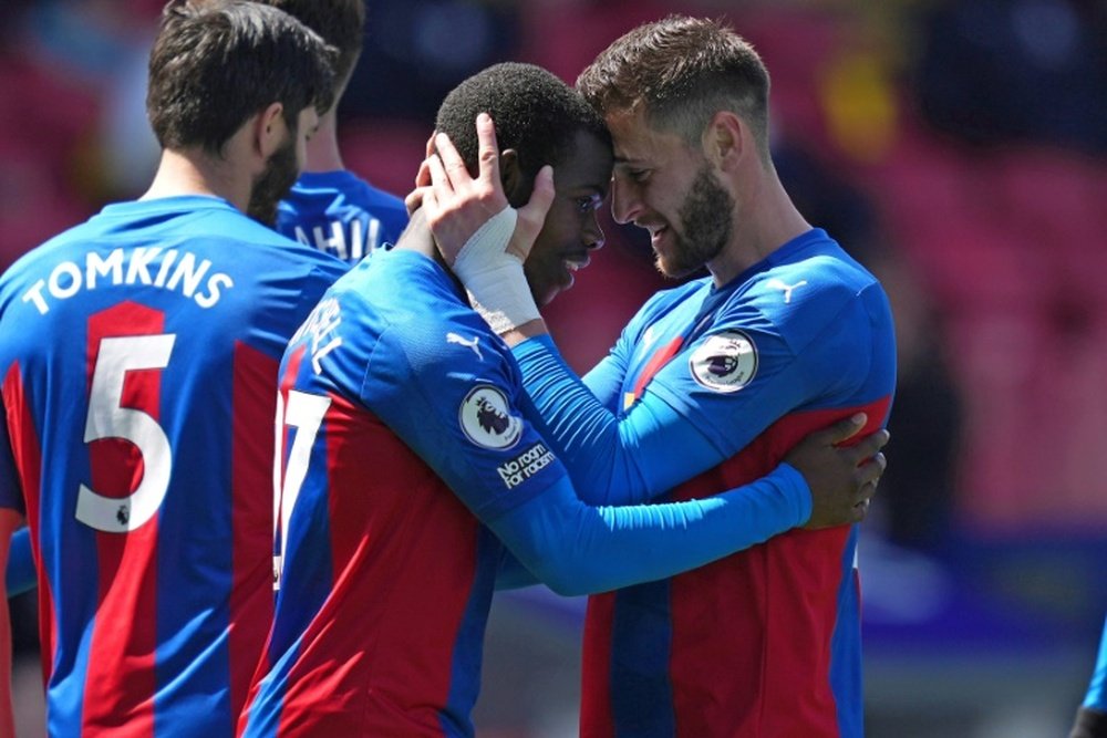 El Crystal Palace venció este domingo al Aston Villa. AFP