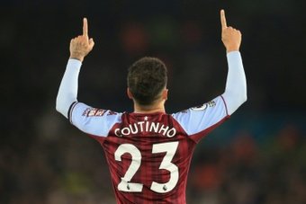Coutinho, on the verge of signing for Aston Villa. AFP