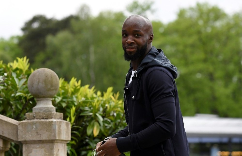 LassanaDiarra arrives at the French national football team training base in Clairefontaine. BeSoccer