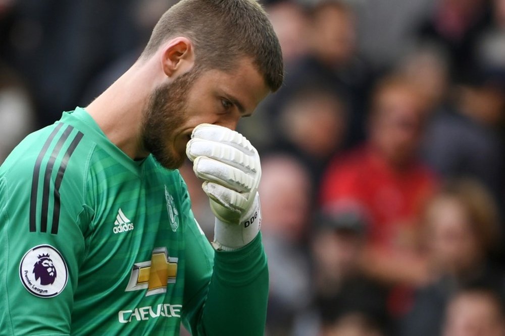 Doubts mounting over De Gea. AFP