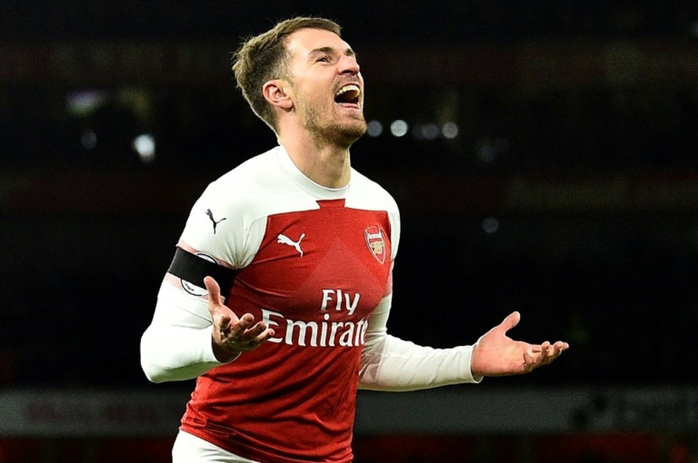 El Arsenal dijo adiós a Ramsey. AFP