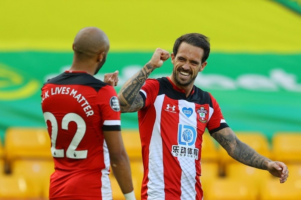 El Southampton rechaza la primera ofensiva del Tottenham por Ings. AFP