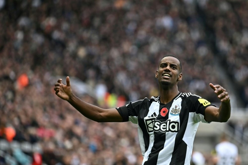Isak's goal in the 12th minute was enough to give Howe's side the victory. AFP