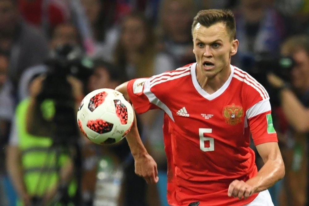 Cheryshev dans la liste de la Russie face à l'Ecosse et Chypre. AFP