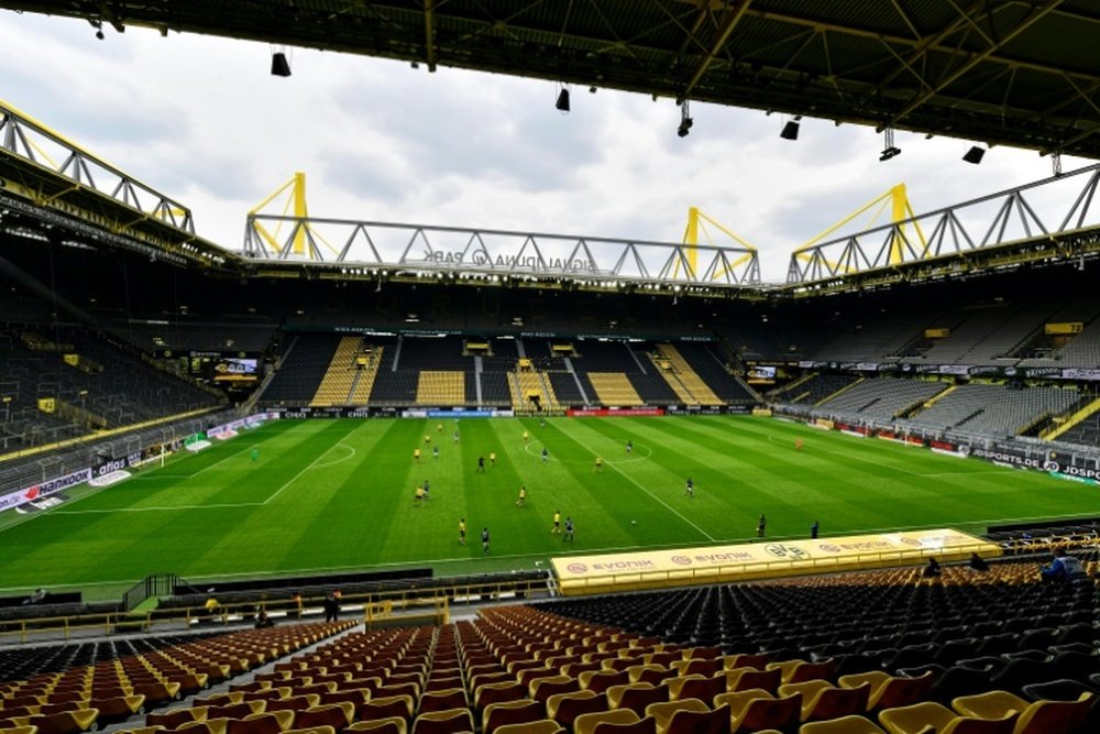 Dortmund, escenario de un derbi inusual. AFP
