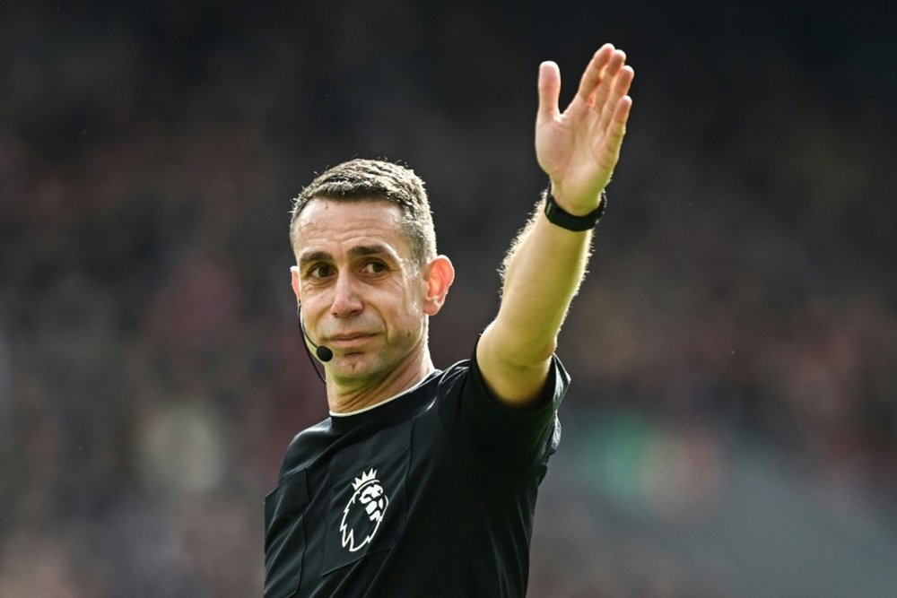 David Coote refereed Liverpool's 2-0 win against Aston Villa on Saturday. AFP